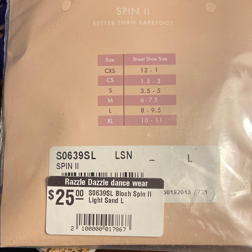 Bloch Spin II Light Sand Slippers